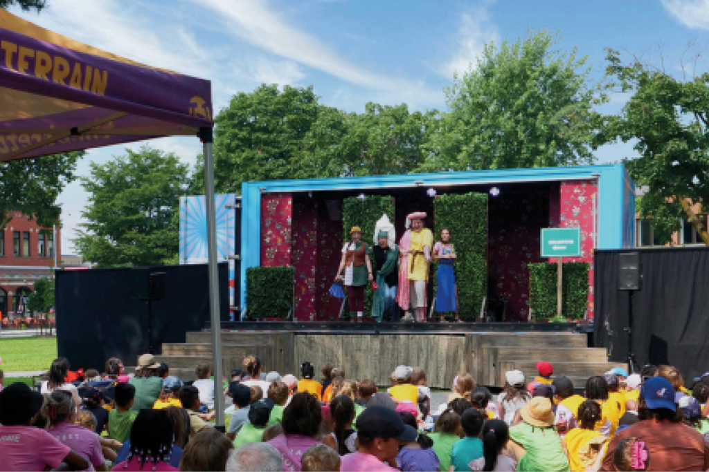 Spectacle de théâtre extérieur « Il était une fois Normand Normal »