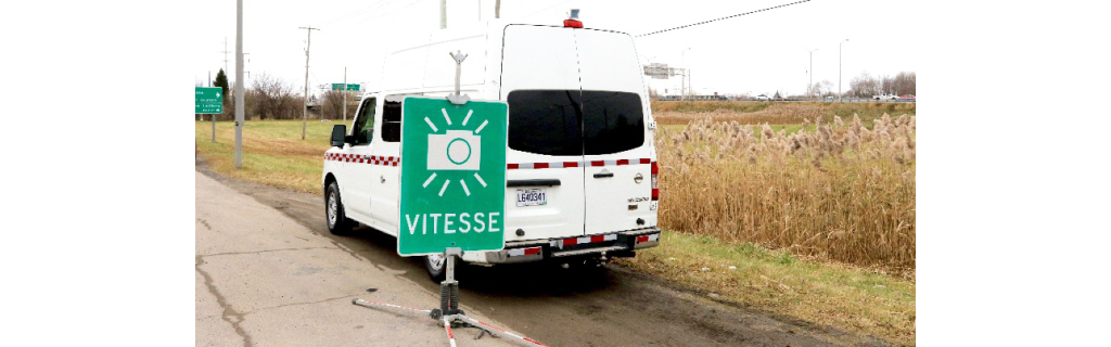 Surveillance par radar photo mobile sur l’autoroute 20 à Sainte-Julie et à Saint-Mathieu-de-Beloeil