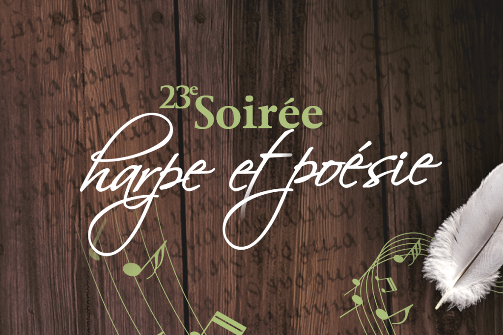 Joignez-vous à nous pour la 23ᵉ Soirée harpe et poésie