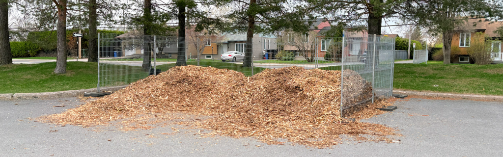 Distribution gratuite de&nbsp;paillis