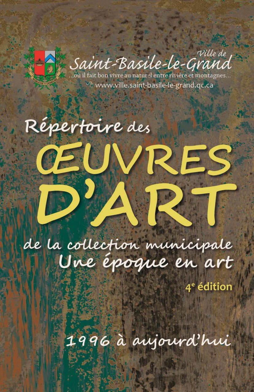 Couverture de la 5e édition du répertoire des oeuvres d'art de la Municipalité